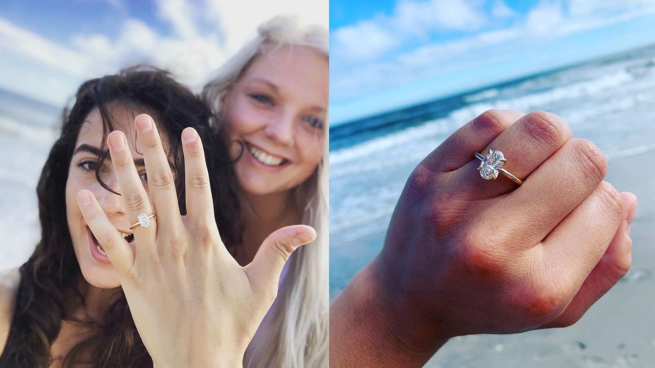 Alexis Cunningham engaged to Lauren Petrucci (Imafe via itsalexiscunningham/Instagram)